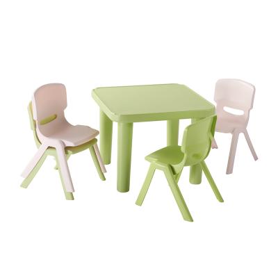 China Modern Kids Table And 4 Chairs Set Pink For School Kindergarten Children for sale