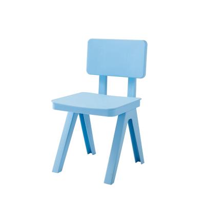 China Nordic Design School Modern Active Kids PP Plastic Blue Classroom Chairs for sale