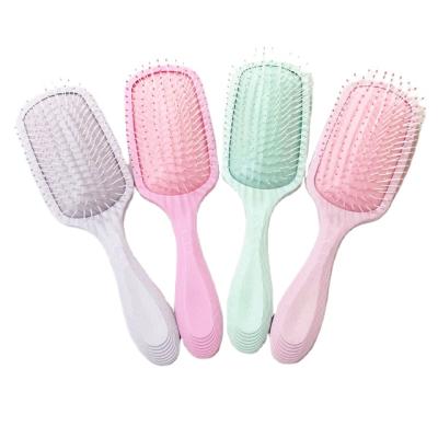 China Cushion Eco - Friendly PLA Hair Brush Hair Extensions Brush Plastic Detangling Brush for sale