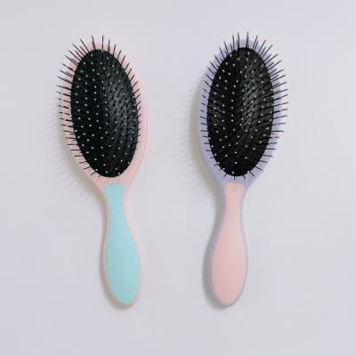 China Cushion Wig Brush Wholesale Rubber Coating Hair Brush With Private Label for sale