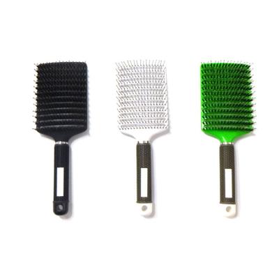 China Waterproof Large Wide Tooth Tail Comb Stripper Teasing Hair Sweep Custom Soft Wave Brush for sale