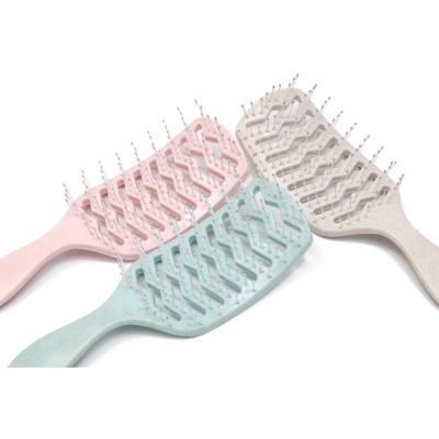 China Factory Custom Vent Ningbo Hair Comb Separating Copy Made Plastic Anti-Static Detangling Pink Hair Brushes Detangle Hair Brush for sale