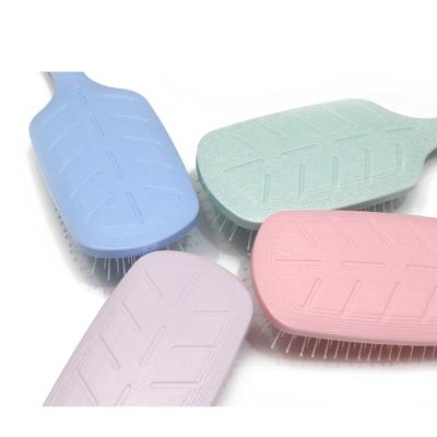 China Luxury Logo Printing Detangling Hairbrush Air Cushion Hair Brush Paddle Massage Brush for sale