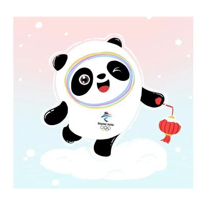 China New Classic/Postmodern 2022 Winter Games Panda DIY Oil Painting 20x20cm Painting By Numbers With Acrylic Paint Number Paint For Kids Wholesale for sale