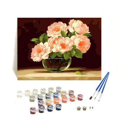 China Orfon LY630 DIY CREATIVE Custom Painting By Numbers Modern Oil Painting Canvas Digital Printing LANDSCAPE Acrylic Brush Canvas for sale