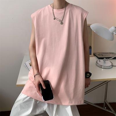 China QUICK DRY 2023 Aikesi new arrival men sleeveless shirts cool color customized size shape sleeveless tshirt for sleeveless t shirt for sale