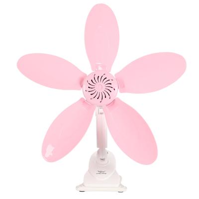 China Household 12 Inch 5 Blade Plastic Easy Clip Electric Table Fans For Home for sale