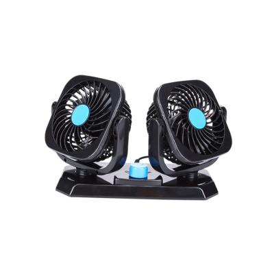 China Mini 4 Enchs 2 Pices 12V Car Cooling Usb Inside Hi Fans Mini Portable Speed ​​Air 12 Volt Car Coolling Fan for sale