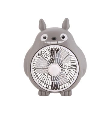 China . Cute Little Fan Bedroom Cartoon Design Cartoon Table Rechargeable Desk Fan for sale