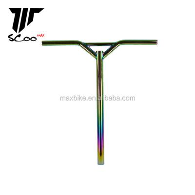 China Custom Maxbike Cr-Mo 4130 pro scooter stunt pro color stunt scooter accessories high end bar handle bar factory for sale