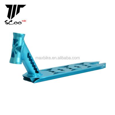 China Custom 6061-T6 stunt scooter pro color manufacturer Maxbike scooter kick deck parts aluminum aluminum scooter deck for sale