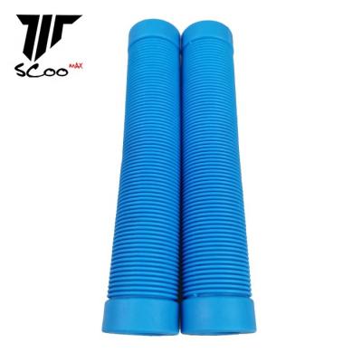 China OEM 170mm pro scooter silicone or rubber parts handle grips with end for stunt scooter grips custom color for sale