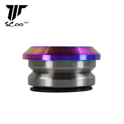 China Freestyle Stunt Scooter Pro Aluminum Parts Integrated Helmet For Foot Scooter Maxbike Maker for sale