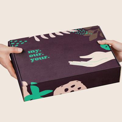 China Design Recyclable Wholesale Custom Ad Corrugated Cardboard Skin Care E-Commerce Cosmetic Product Packaging Flip Tuck Top Express Box for sale