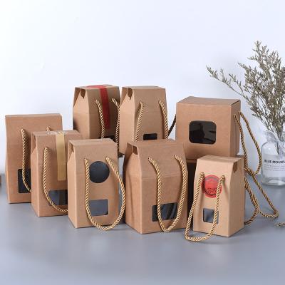 China Custom Look Recyclable Red Corrugated Box Hexagon Glass Bottle Honey Packaging Boxes for sale