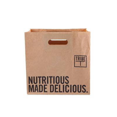 China Recycled Materials China Suppliers Brown Custom Printed Paper Carrier Shopping Bolsas De Kraft Paper Take Out Bags for sale