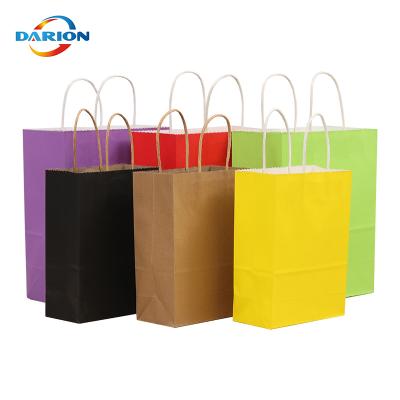 China Recycled Materials Customized Design Portable Recycled Paper Bags Accept OEM With Factory Price for sale