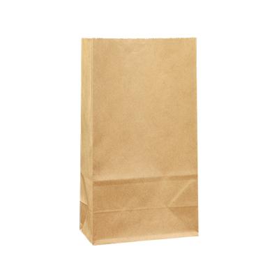 China Hot Sale Eco-Friendly Popular Style Oil-proof Bag Materials Kraft Paper Food Packaging Recycled Paper Bags for sale