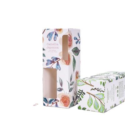 China Recycled Materials Factory Direct Low Price Colorful Paper Packaging Boxes With Window Accept Custom Design for sale