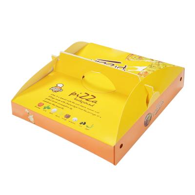 China 7 8 10 Wholesale Recyclable 12 Inch Regular Production Hot Sale Food Grade Pizza Box With Logo Printing for sale