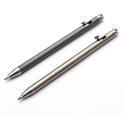 China Mini Pocket Pen Alloy Self-defense Tactical Pen Popular Titanium Tactical Broken Window Outdoor Products for sale