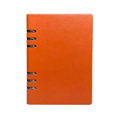 China Spiral Notebook A5 Custom Hardover PU Leather Notebook for sale