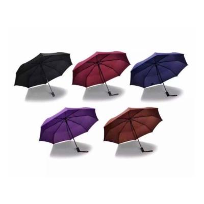 China Custom Promotional Double Swivel 3 Fold Advertising Foldable Umbrella for sale