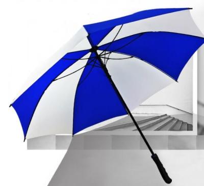 China All In 1 Large Size 132cm Custom Printed Blue And White Umbrella Rain Umbrella for sale