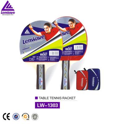 China Button lenwave 2016 brand best cheap custom table tennis racket professional table tennis racket for sale