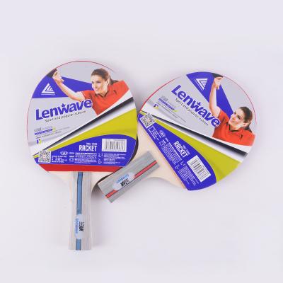 China Lenwave professonal best button soft table tennis racket for sale