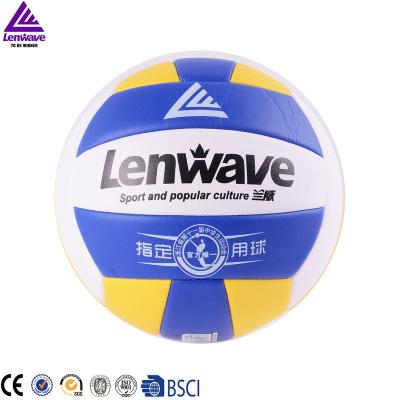 China lenwave beach volleyball custom size weight volleyball standard size outdoor official volleyball for sale