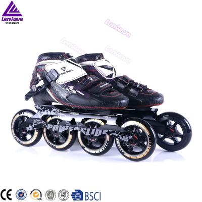 China Professional Carbon Lenwave Brand Colored Inline Speed ​​Skates for sale