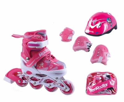 China PVC PU Material All Wheels Flash Roller Skates for sale