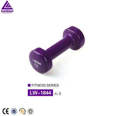 China Professional competition and training; entertainment lenwave new brand cheap 4LB wholesale dip in dumbbell for sale