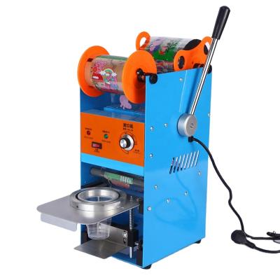 China Food Commerical Bubble Tea Sealing Machine Plastic Paper Cup Sealing Machine for sale