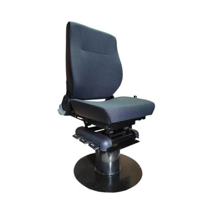 China Grey Swivel Driver Seats Vehicle Static Seat Fabric Backrest Adjustment for sale