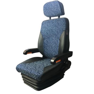 China Fabric Static Seats Coal Heavy Equipment Replacement Seats Blue Black for sale