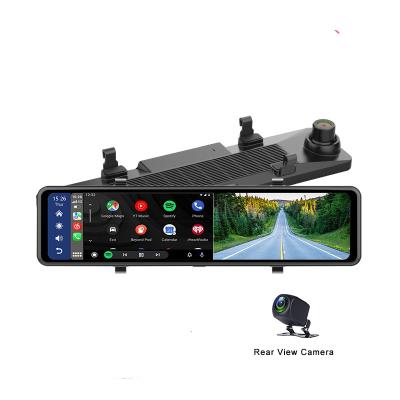 China Dual Voice Control Cams 2K+1080P Recording Phone Wireless Auto Link Connection Carplay&Android BT+WIFI Monitor 24 Hours Voice Control for sale