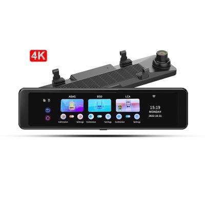 China Bluetooth 4K+1080P Powerful Dual Lens 4K Recording ADAS+BSD 11.26 System GPS Navigation Time-lapse Video Full Touch Screen Super IPS for sale