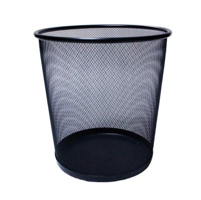 China Sustainable Quality Chinese Products Metal Mesh Office Home Garbage Bin Signage Bin for sale