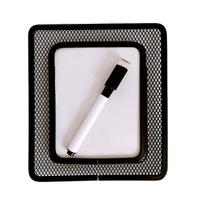 China Temperature Display Metal Mesh Magnetic Locker Dry Erase Board for sale