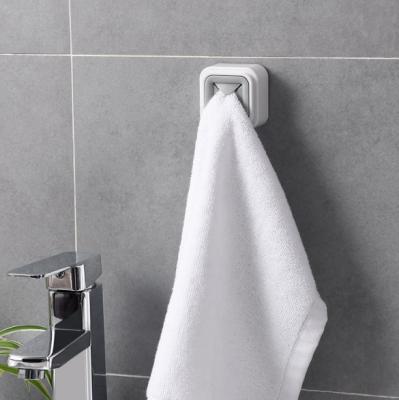 China Household Towel Kitchen Plug Storage Towel Dishtowel Plastic Towel Holder Without Plug Hole for sale