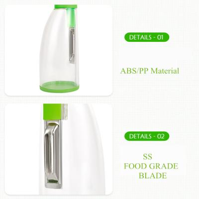 China Viable Smart Multifunctional Household Food Processor Kitchen Mini Plastic Vegetable Slicer and Grater Tools Potato Apple Peeler for sale