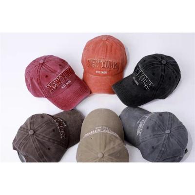 China JOINT Sports Specialties Cheap Price Baseball Hat Single Stone Wash Embroidery Hat for sale