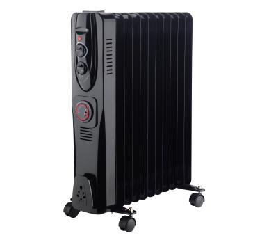 China Hotel Manufacturer 1000-3000W Heating Cables 5/7/9/11/13 Oil Filled Fins Heater Portable Room Radiator Filled Heaters for sale