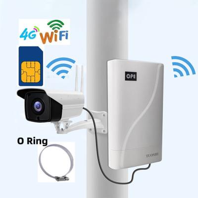 China van de Machtswifi van 300mbps CAT4 POE Draadloze Openluchtcpe SimCard 4G LTE Router voor Camera Controle Te koop