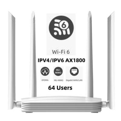 中国 MU MIMO OFDMA WiFi 6のルーターのデュアル バンド ギガビット無線CPEを流すAX1800賭博 販売のため