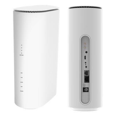 China Speed White 5G WiFi Router With Secure Encryption And Multiple LAN Ports for sale