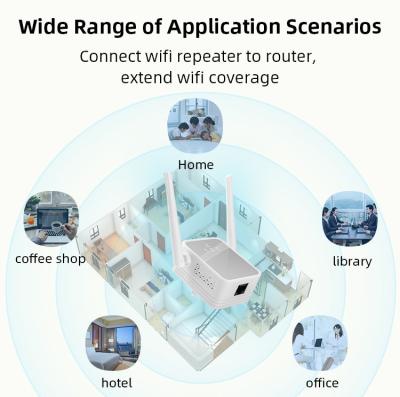 China Long Distance Range Dual Band 2.4G 5.8G Signal Amplifier Router Wireless Extender Wifi Booster for sale