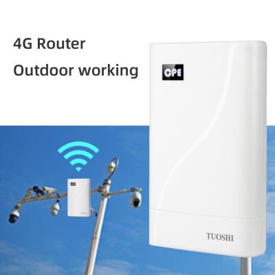 China Openluchtcpe CAT4 van 4G LTE Router met POE Adapter Te koop